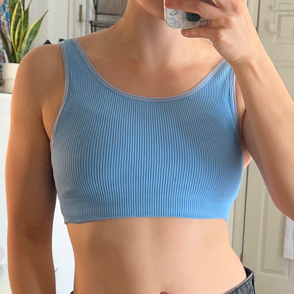 Aritzia Ribbed Crop Top/Bralette
